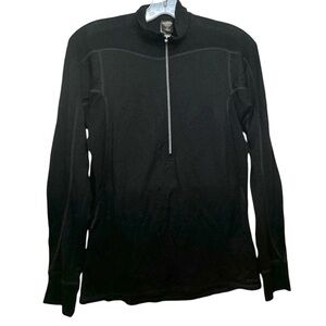 Patagonia Performance Baselayer Wool Knit 1/4 4 Zip Top Lightweight Top Sweater